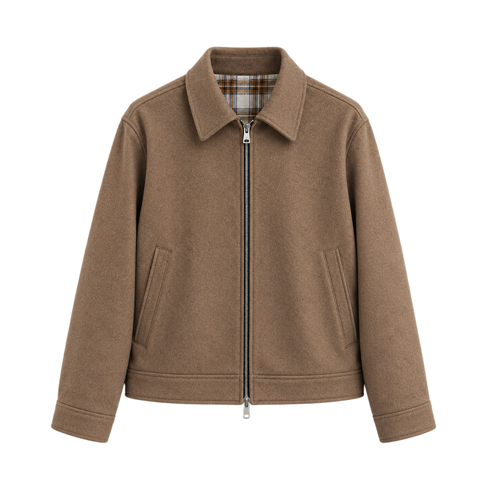Alan Koch Heritage Dual Zip Jacket – Mocha
