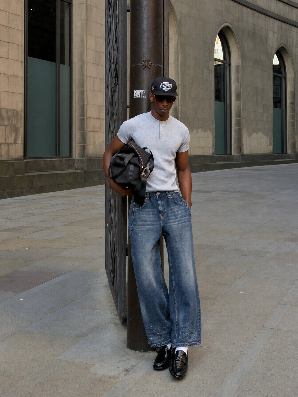 The Signature Archive Denim – Heritage Indigo – model front