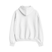 Signature Relaxed Hoodie – Arctic White