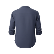 CAPRI LINEN SUMMER SHIRT NAVY BLUE