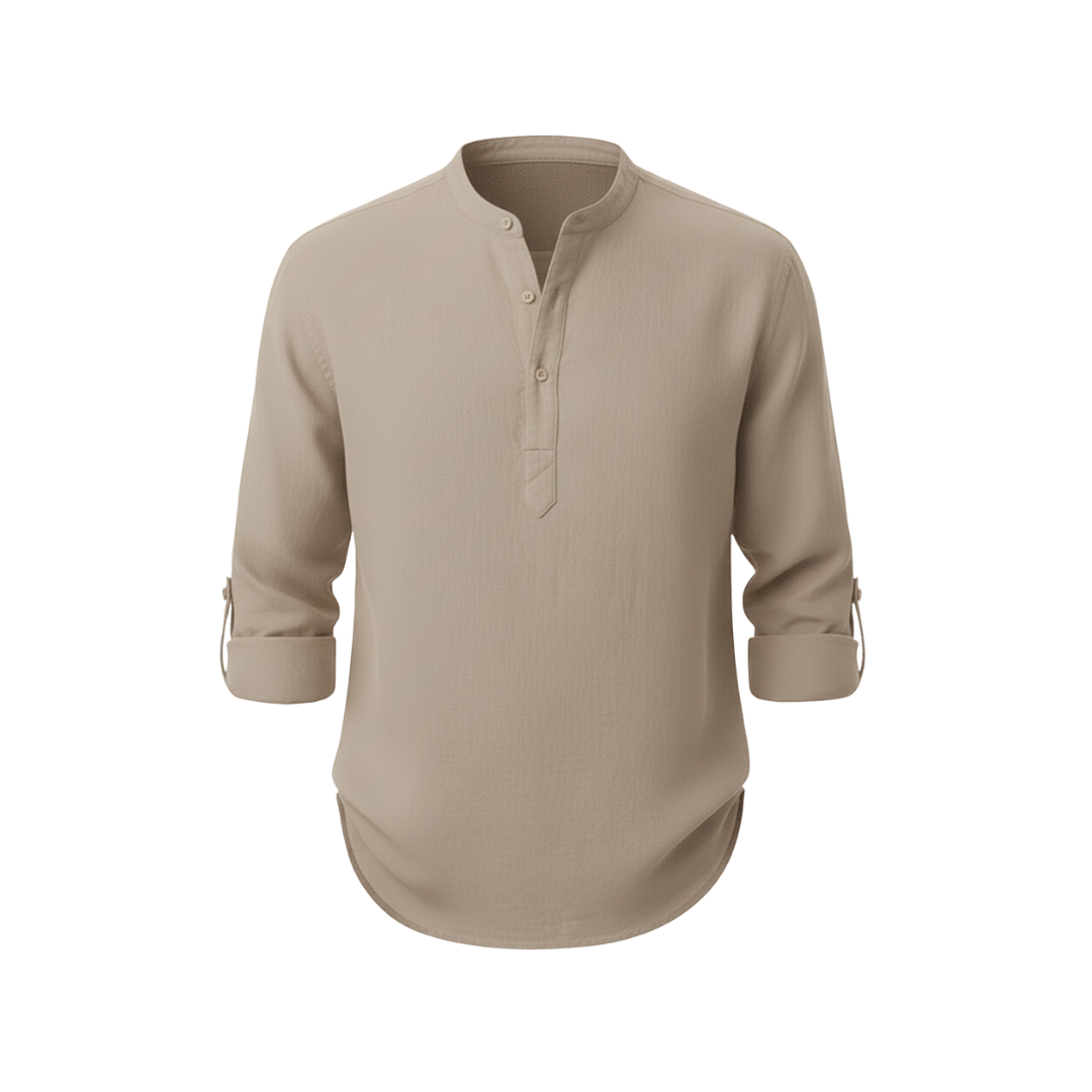 CAPRI LINEN  SUMMER SHIRT BEIGE