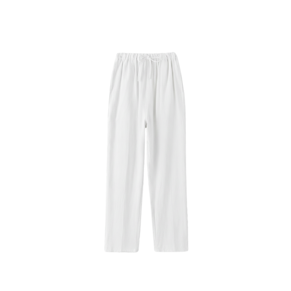 LINEN PANTS WHITE