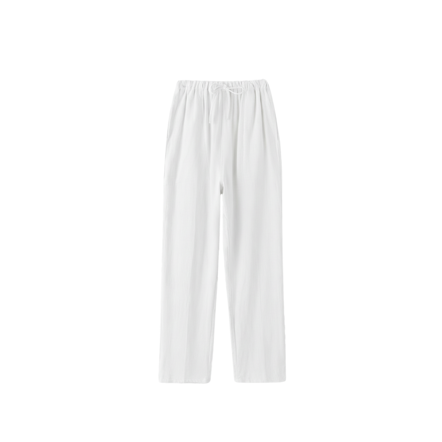 LINEN PANTS WHITE