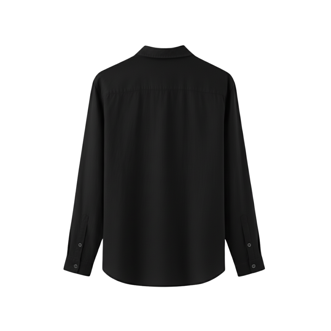 LINEN SHIRT BLACK