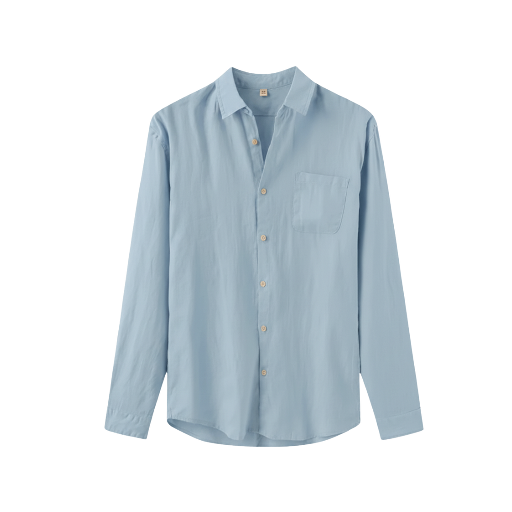 LINEN SHIRT BLUE
