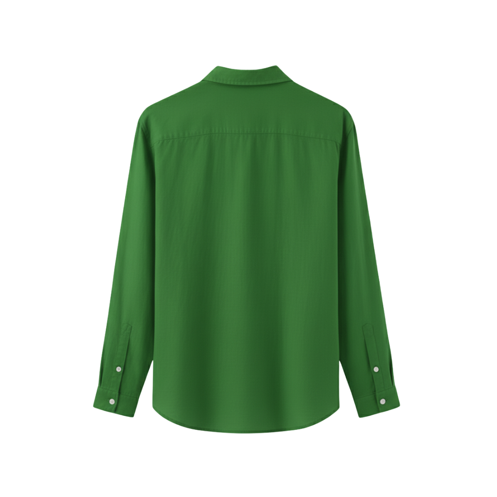 LINEN SHIRT GREEN