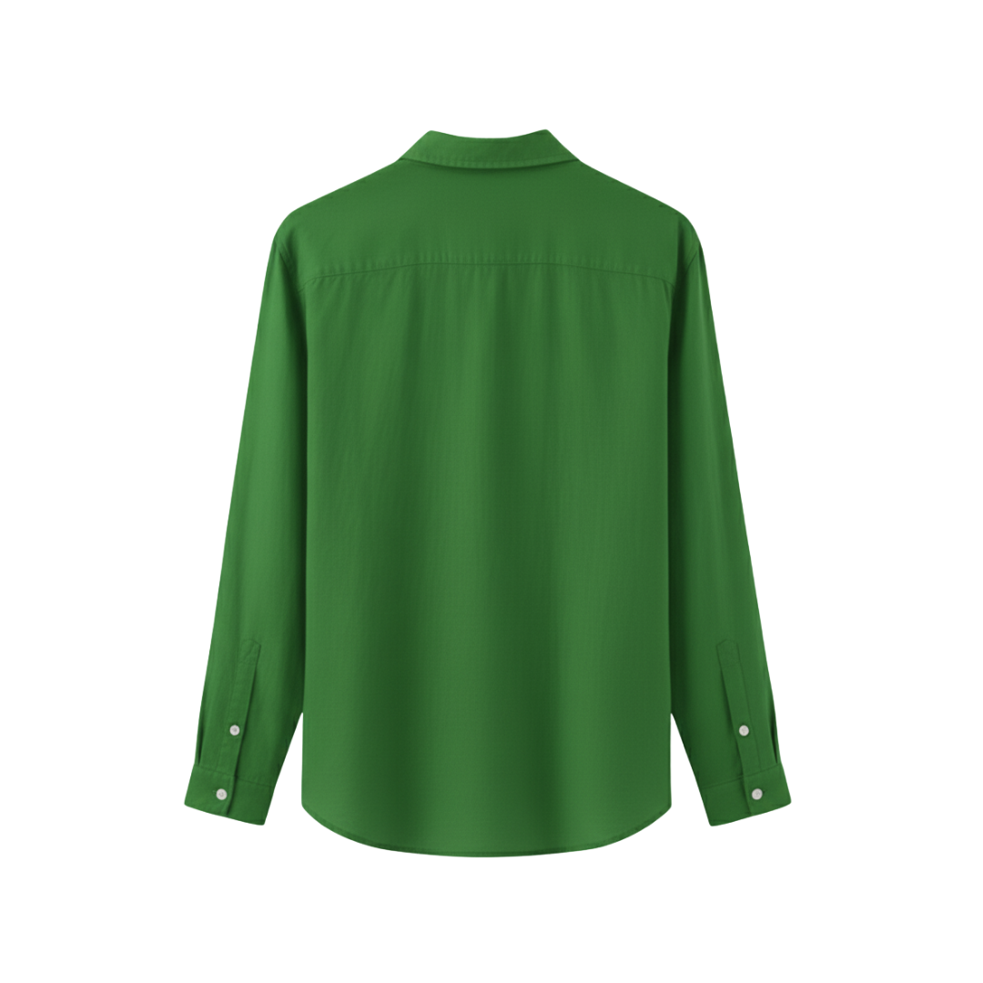 LINEN SHIRT GREEN