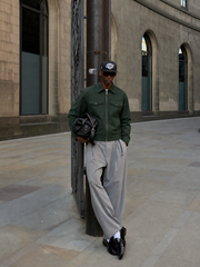 Urban Field Utility Jacket – Forest Green – model front