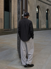 Alan Koch Noir Heritage Black Shirt  Back – model back