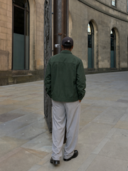 Urban Field Utility Jacket – Forest Green – model back