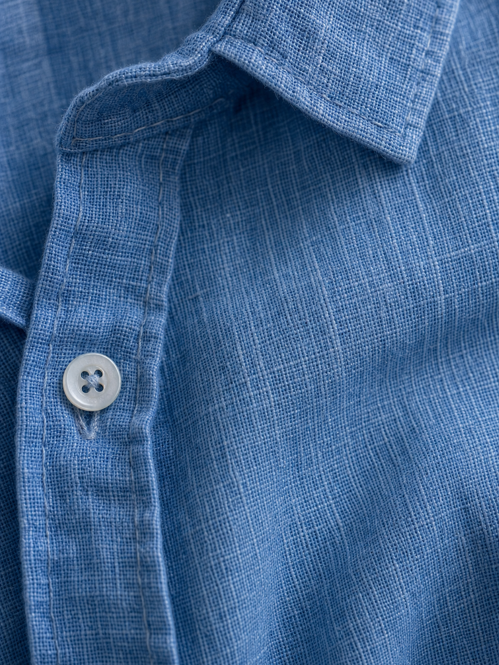 Resort Airweave Shirt – Horizon Blue – close-up detail