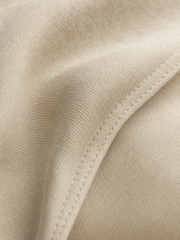 Classic Henley Long Sleeve – Oat – close-up detail