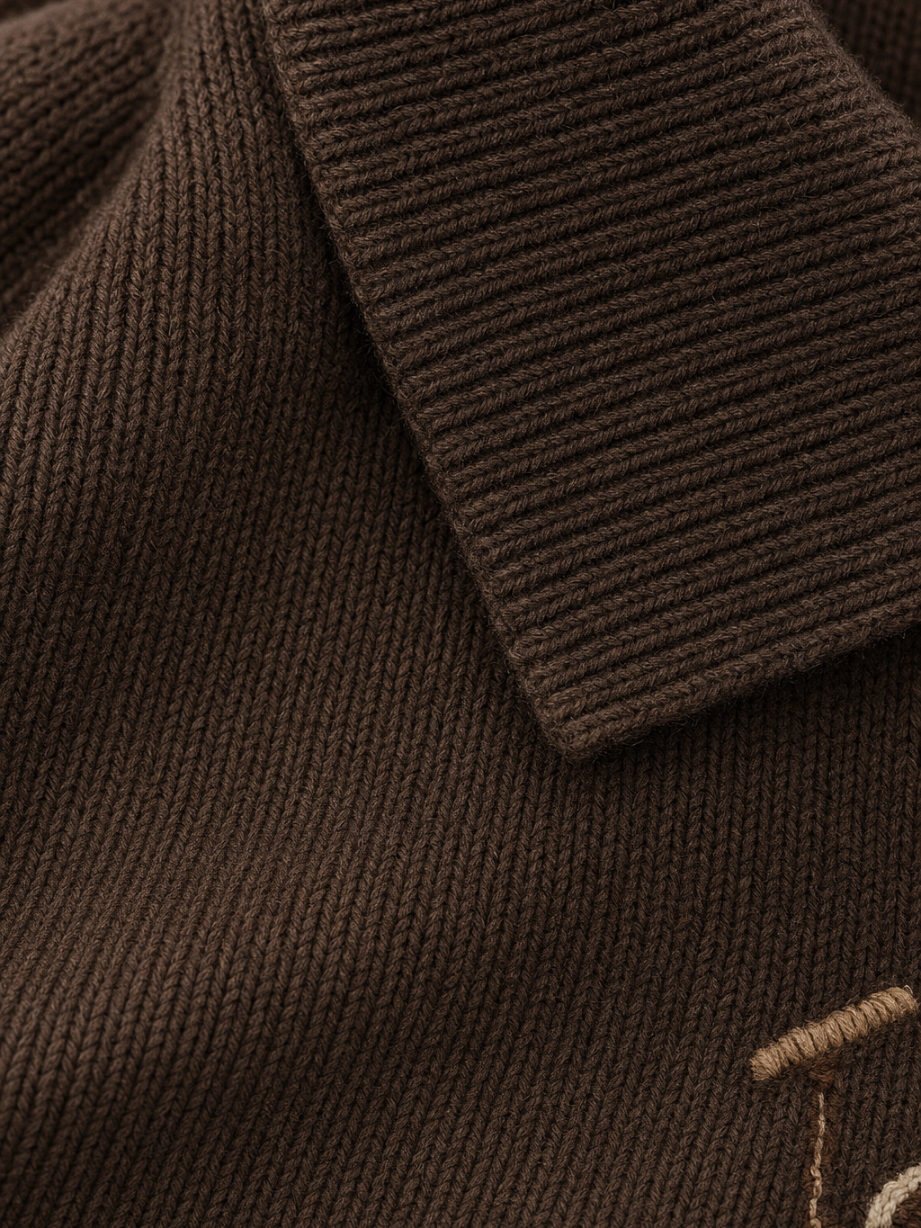 Polo Club Rider Quarter Zip T-shirt - Cocoa
