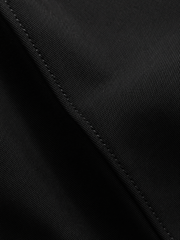 Alan Koch Noir Heritage Black Shirt  Back – close-up detail