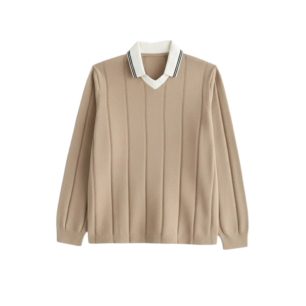 Alan Koch Noir Heritage Beige Polo