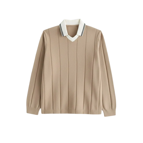 Alan Koch Noir Heritage Beige Polo