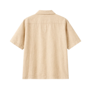Brushed Cotton Shirt – Almond Beige