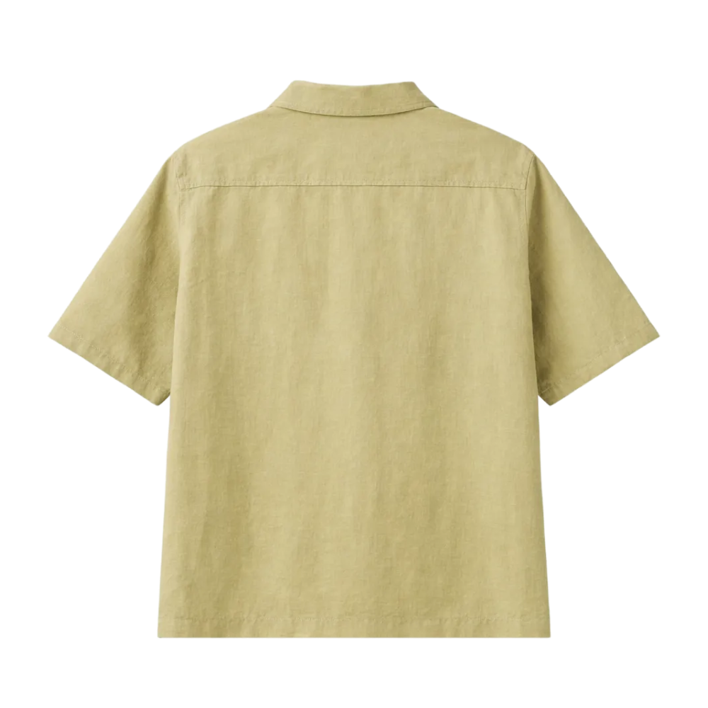 Brushed Cotton Shirt – Dune Olive