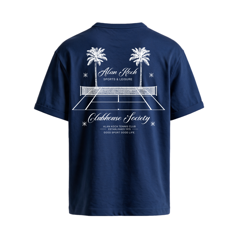 Calabasas Classic Racquet Club Tee - Navy