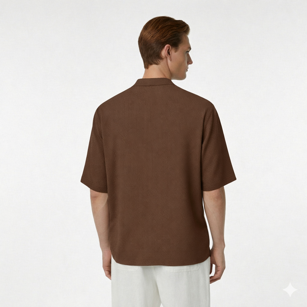 Waffle Shirt Brown