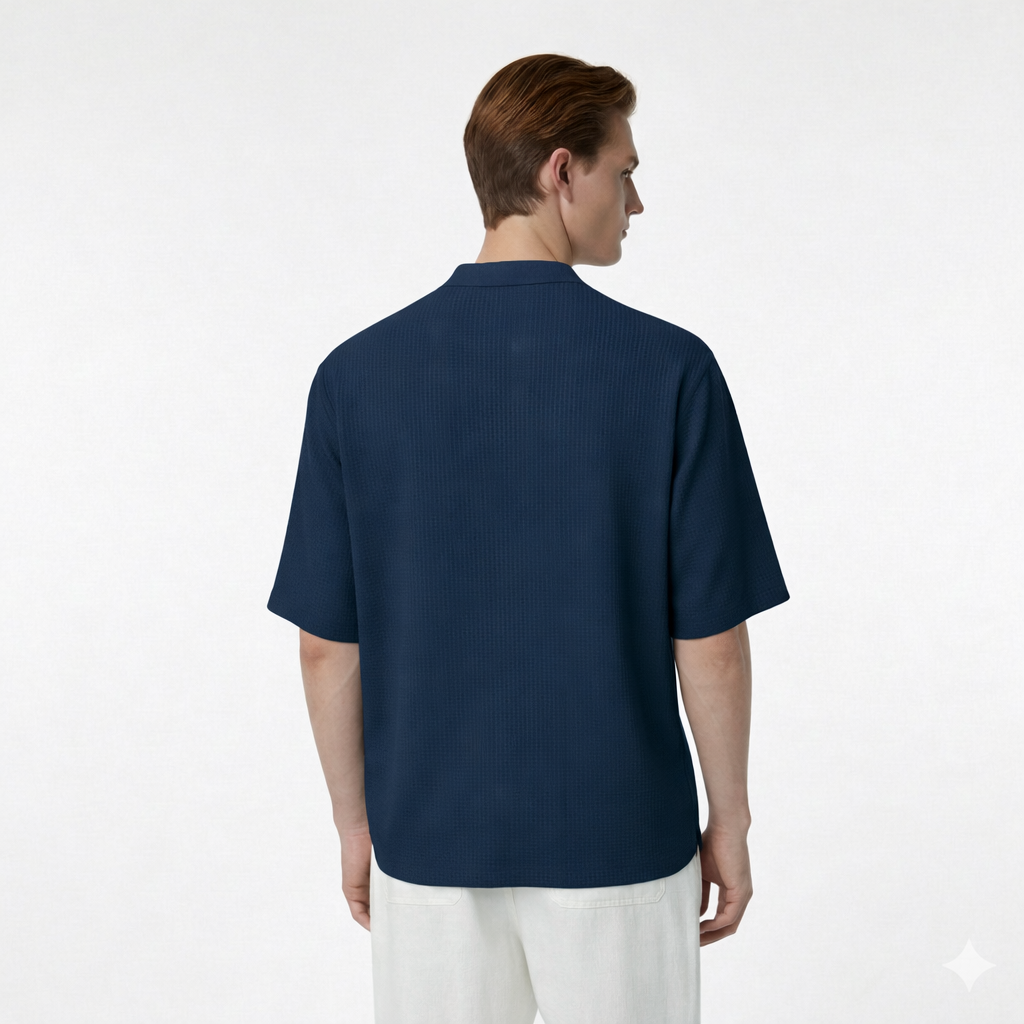 Waffle Shirt Teal