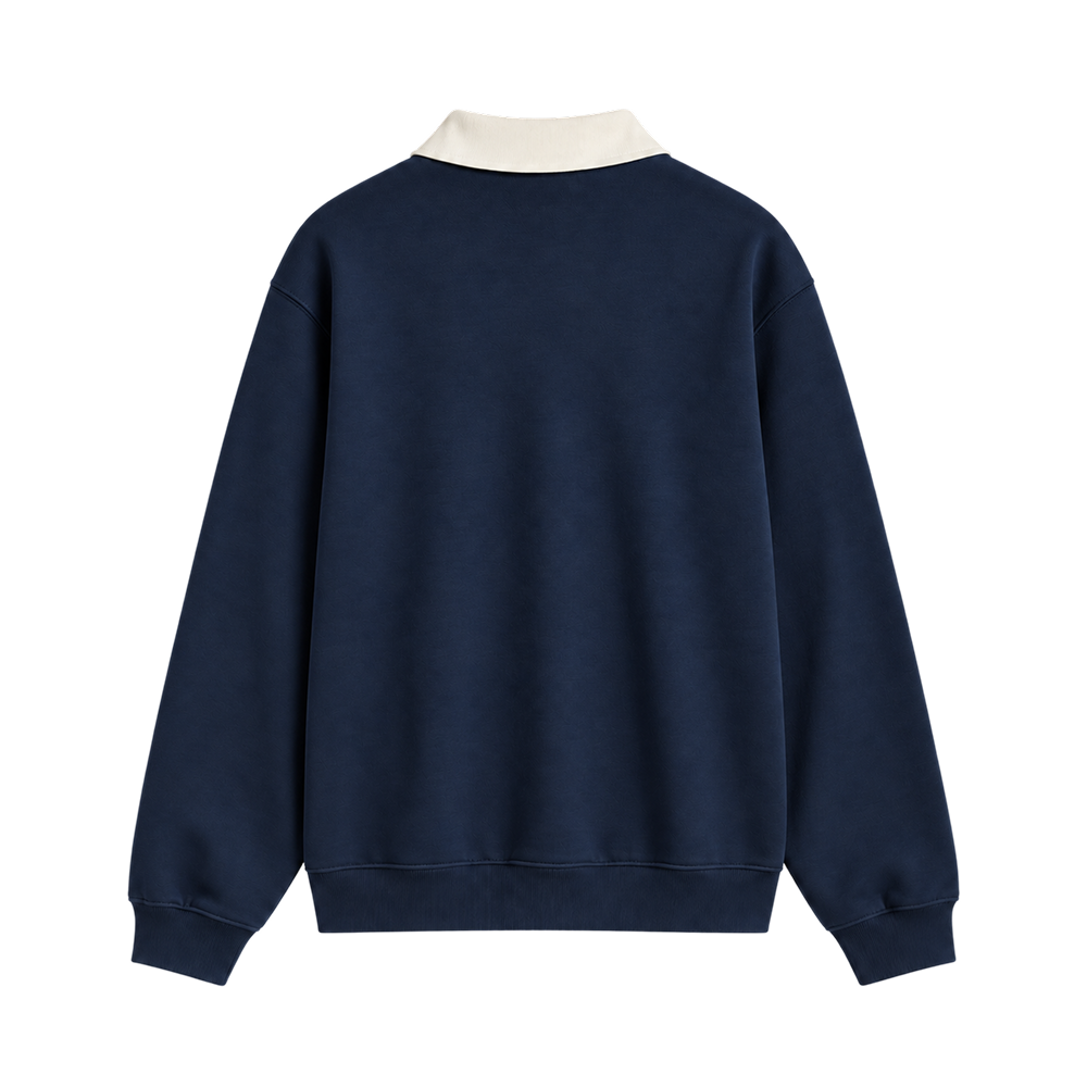 Classic Crest Polo Sweatshirt – Midnight Navy