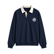 Classic Crest Polo Sweatshirt – Midnight Navy
