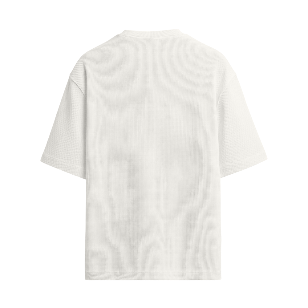 Classic Gridweave Box Fit Tee - Ivory