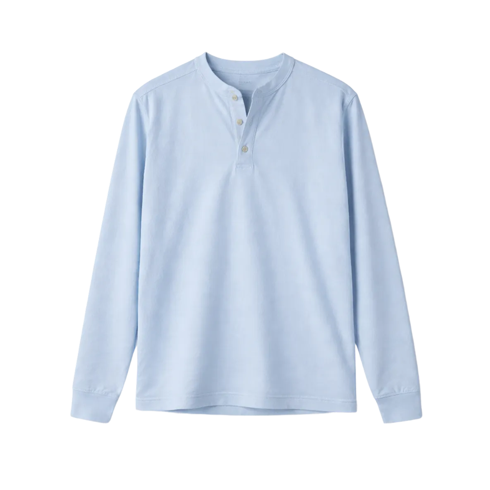 Classic Henley Long Sleeve – Glacier