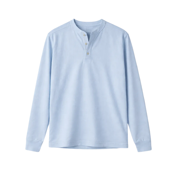 Classic Henley Long Sleeve – Glacier