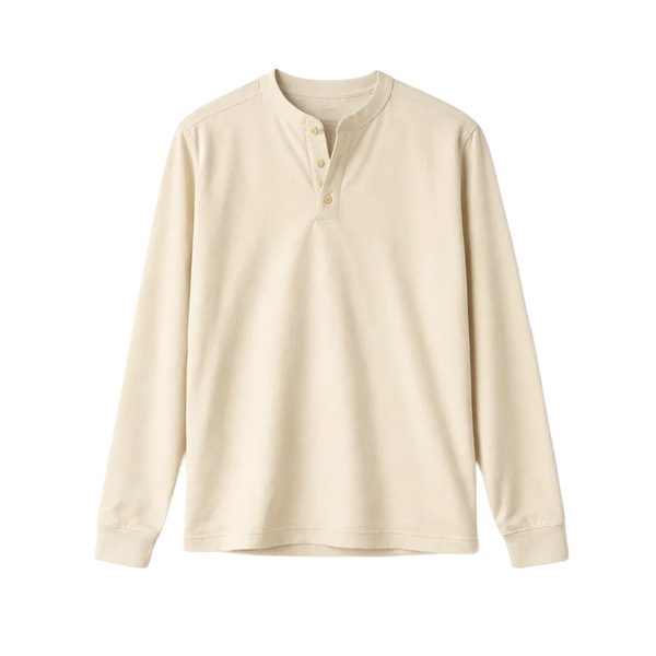 Classic Henley Long Sleeve – Oat