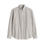Classic Oxford Stripe Shirt – Ash