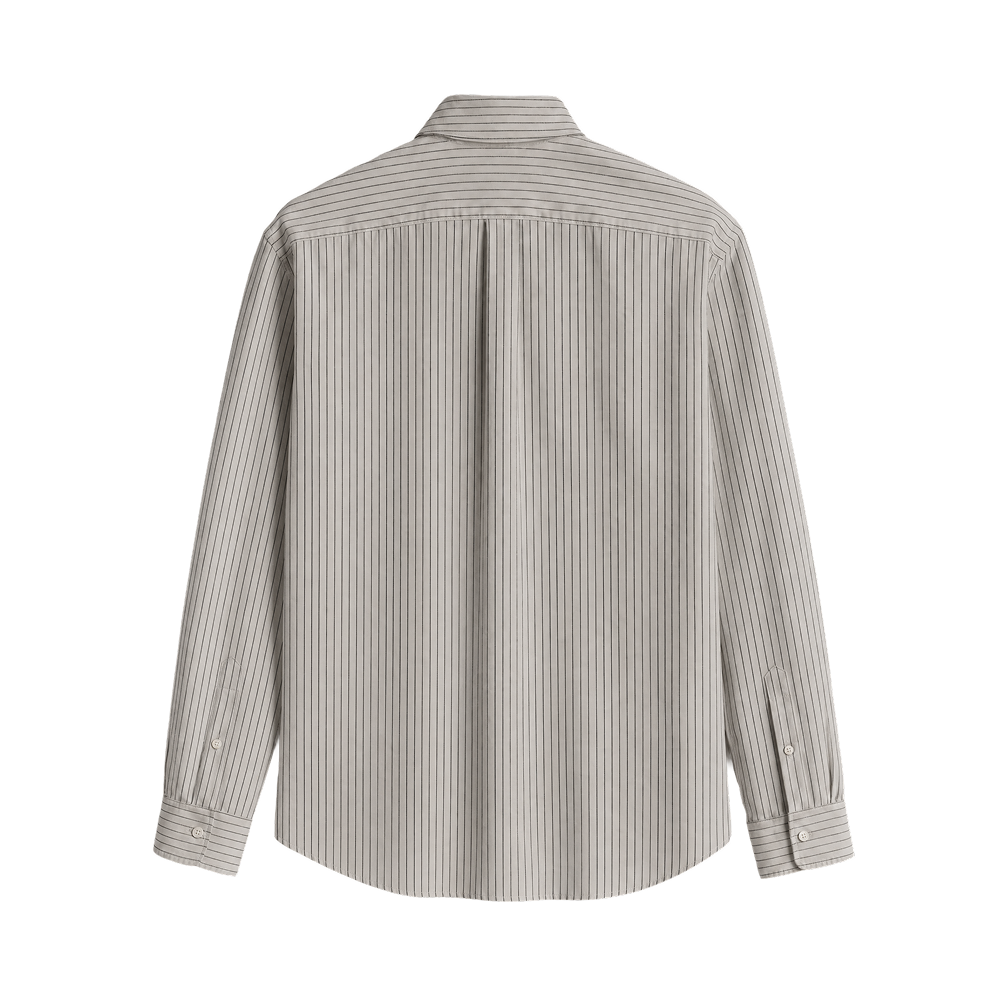 Classic Oxford Stripe Shirt – Ash