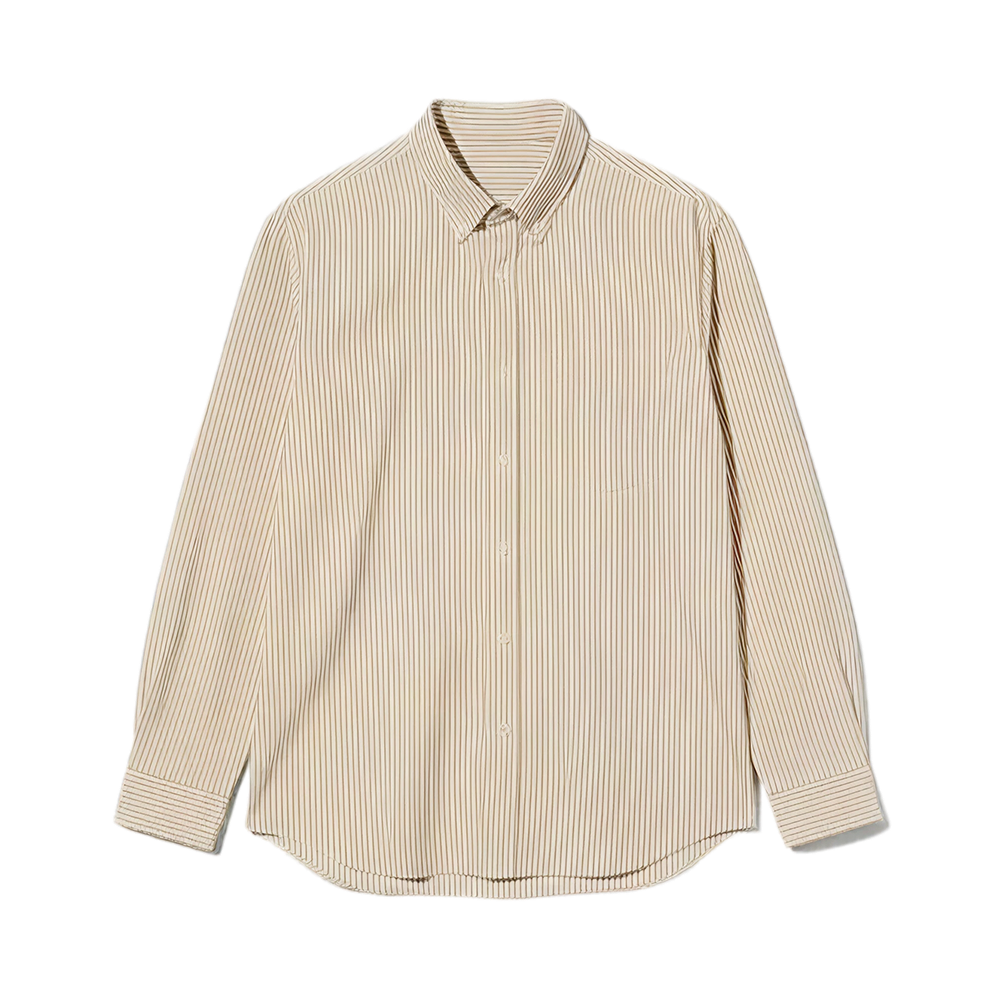 Classic Oxford Stripe Shirt – Ivory