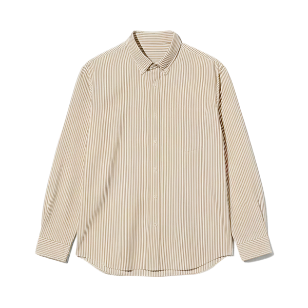 Classic Oxford Stripe Shirt – Ivory