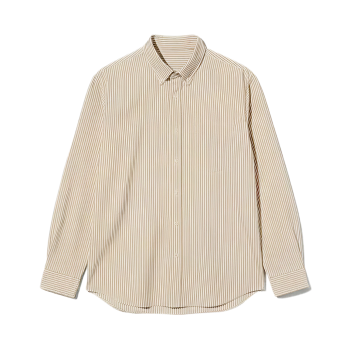 Classic Oxford Stripe Shirt – Ivory