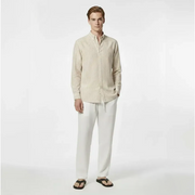 Classic Oxford Stripe Shirt – Ivory