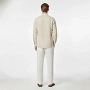 Classic Oxford Stripe Shirt – Ivory