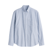 Classic Oxford Stripe Shirt – Mist Blue