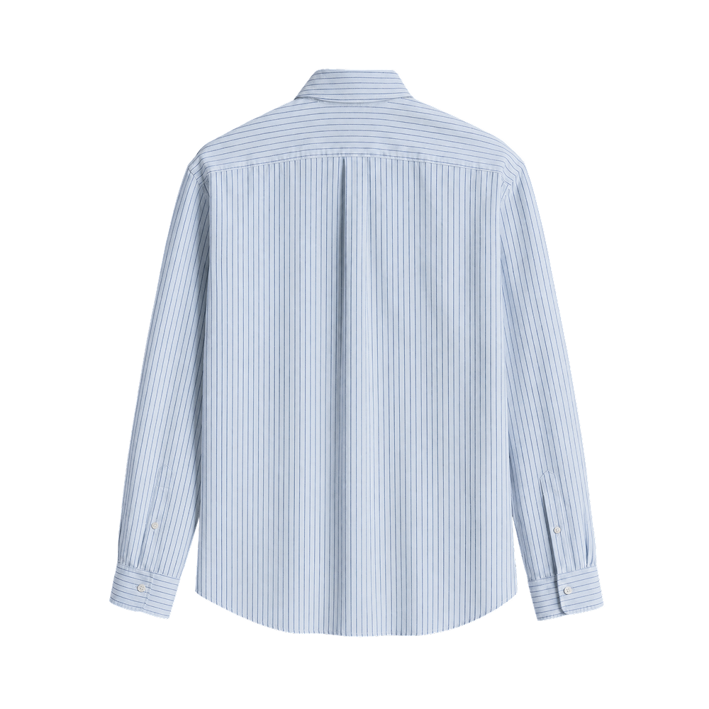 Classic Oxford Stripe Shirt – Mist Blue