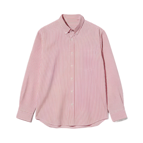 Classic Oxford Stripe Shirt – Rose