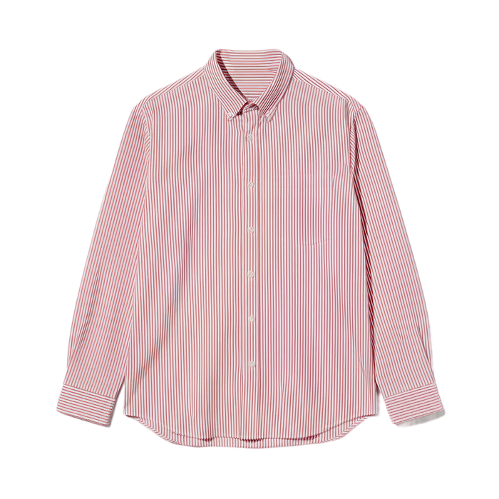 Classic Oxford Stripe Shirt – Rose