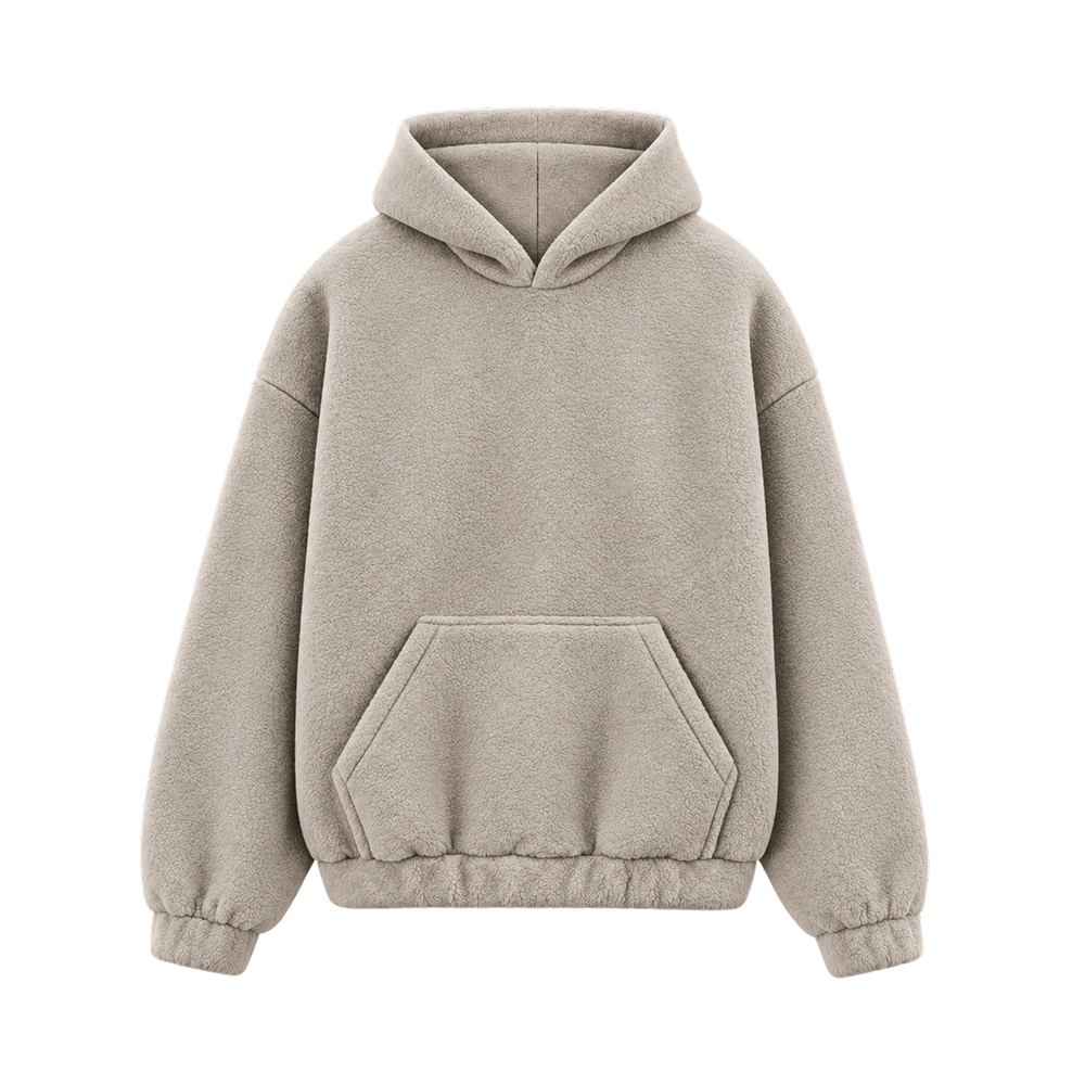 Cloud Soft Fleece Hoodie – Sand Beige