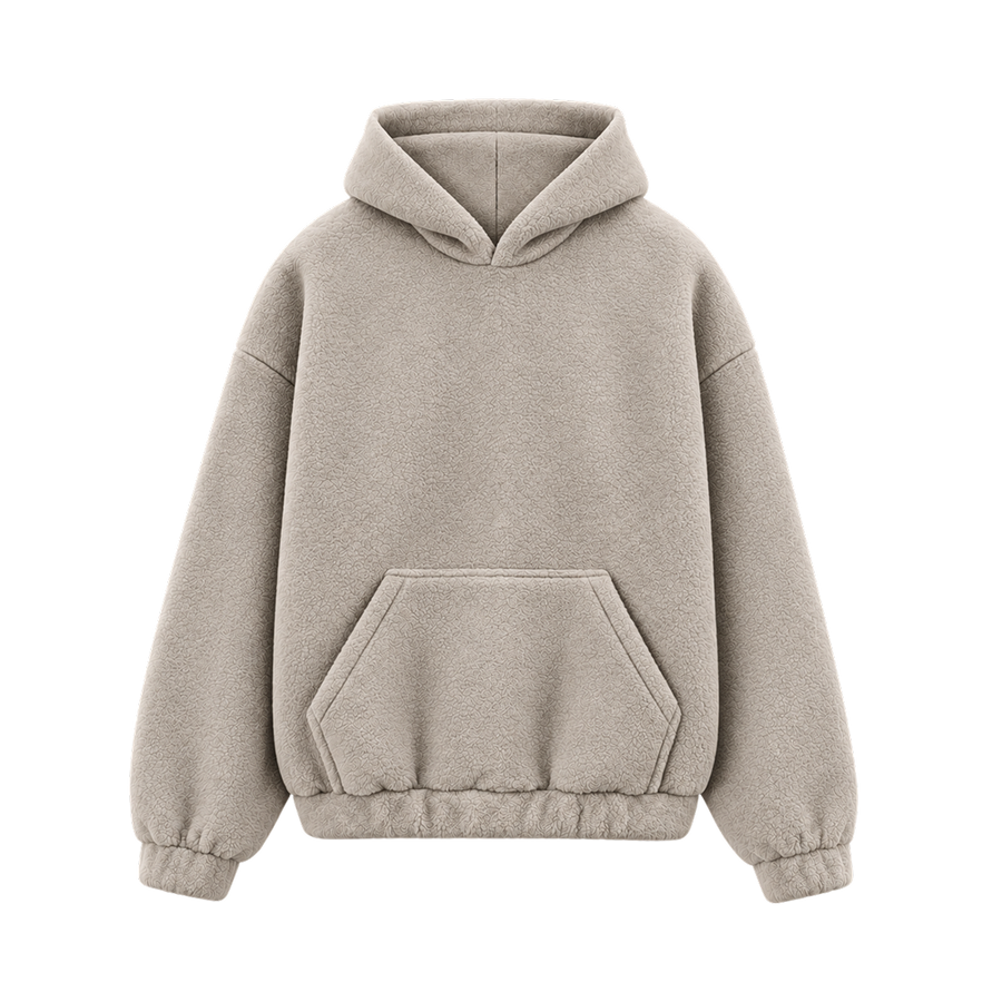 Cloud Soft Fleece Hoodie – Sand Beige