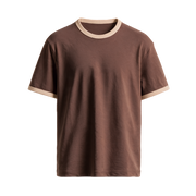 Coastline Ringer Tee – Cocoa