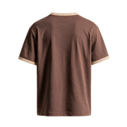 Coastline Ringer Tee – Cocoa