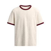 Coastline Ringer Tee – Deep Maroon