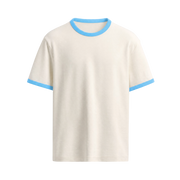Coastline Ringer Tee – Sky Blue