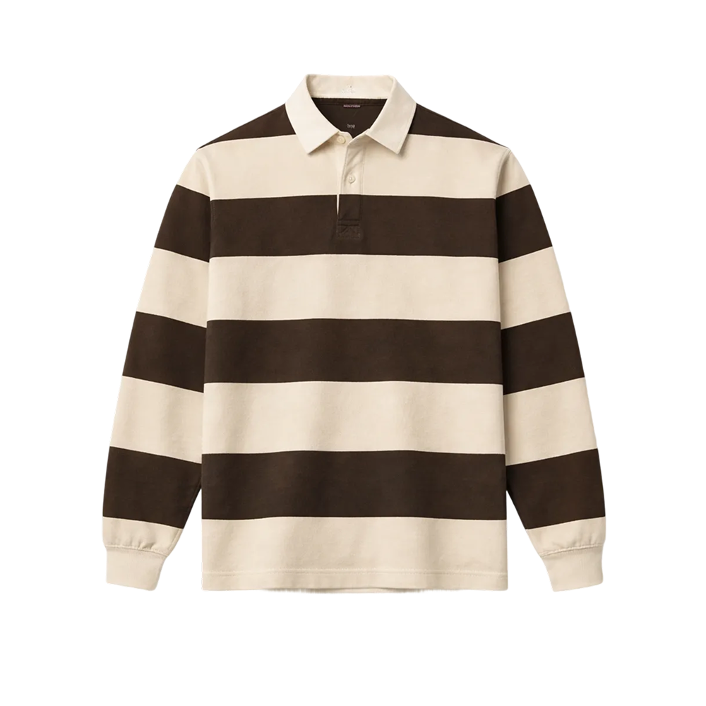 Heritage Stripe Rugby – Espresso