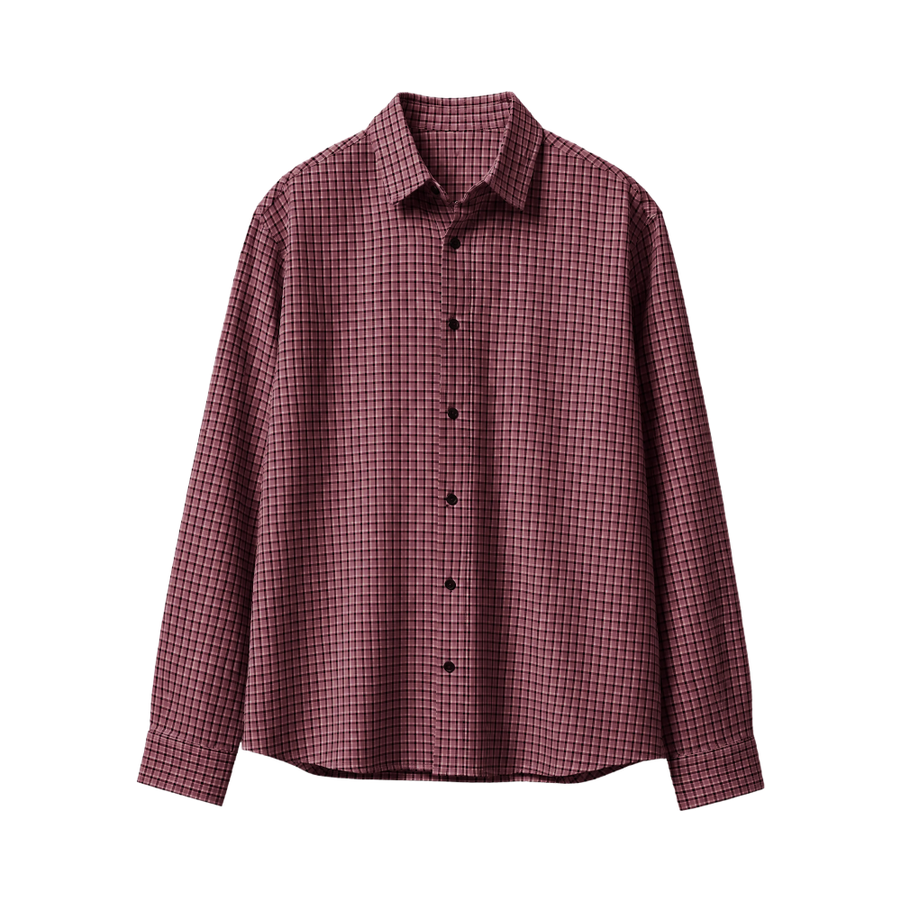 Estate Loom Weave Shirt – Maroon